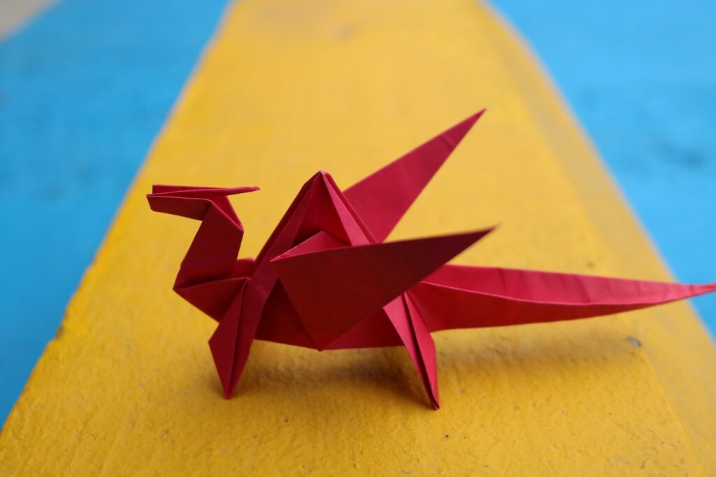 Origami sárkány
