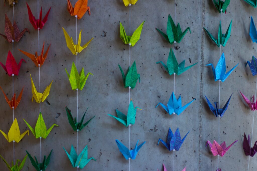 Origami madár - senbazuru hagyománya