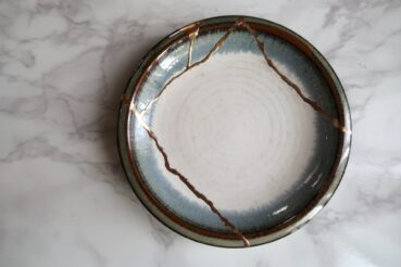 Kintsugi tányér